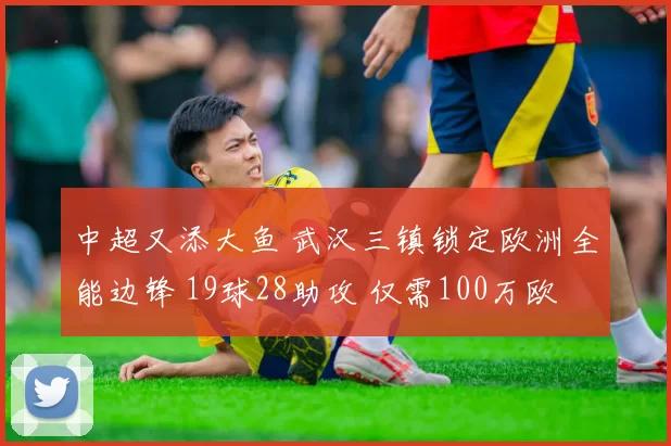 中超又添大鱼 武汉三镇锁定欧洲全能边锋 19球28助攻 仅需100万欧